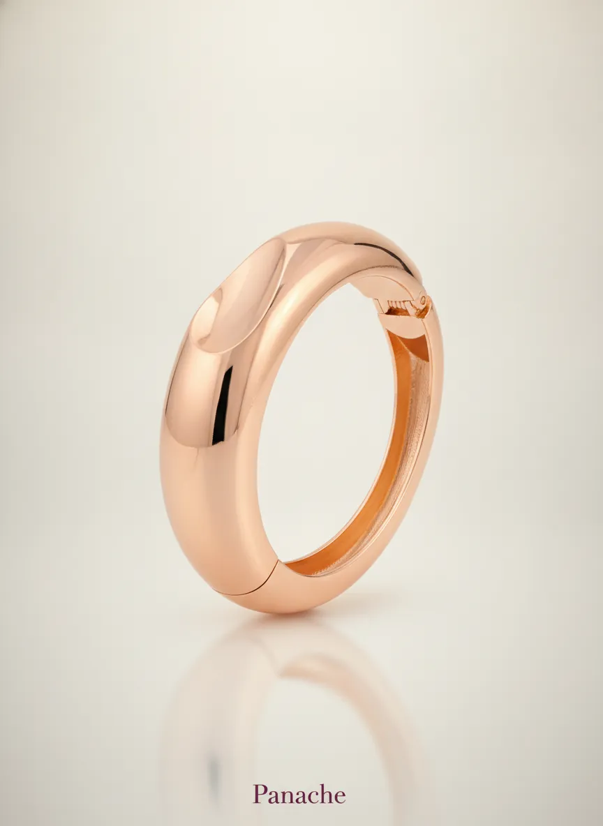 Gold Sleek Cuff Bracelet