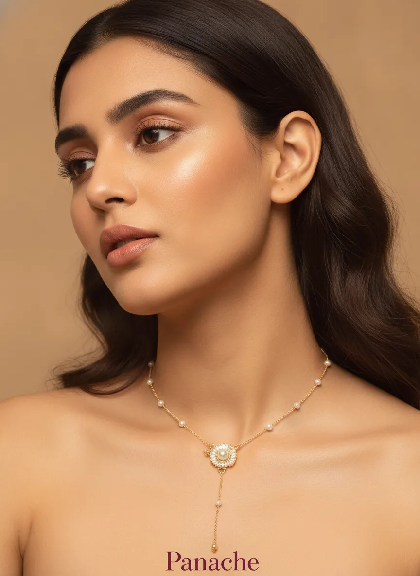 Pearl Blossom Pendant Necklace