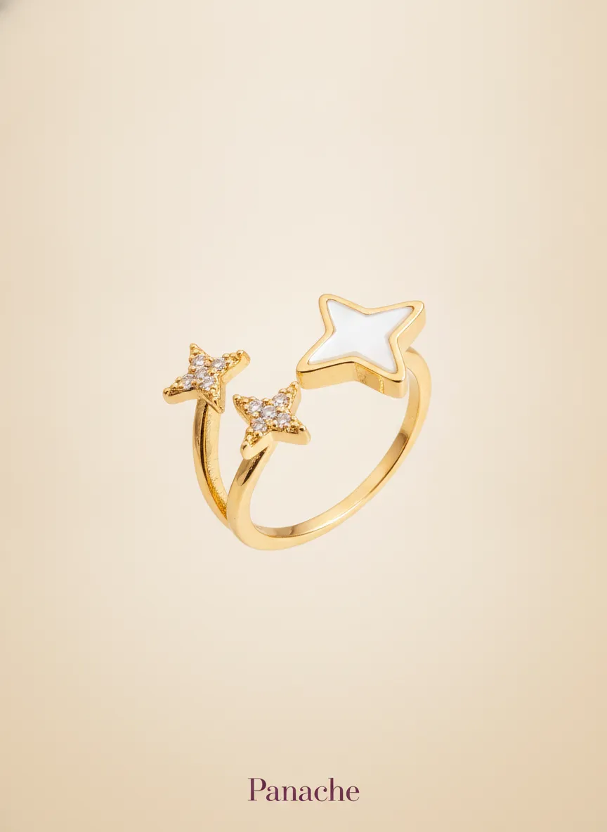 Celestial Star Adjustable Ring