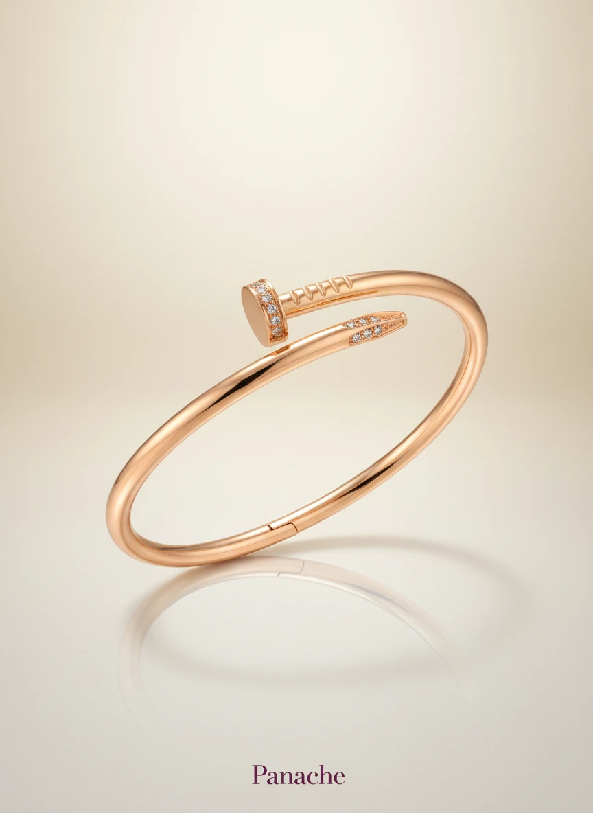 Gold Nail Cuff Bracelet